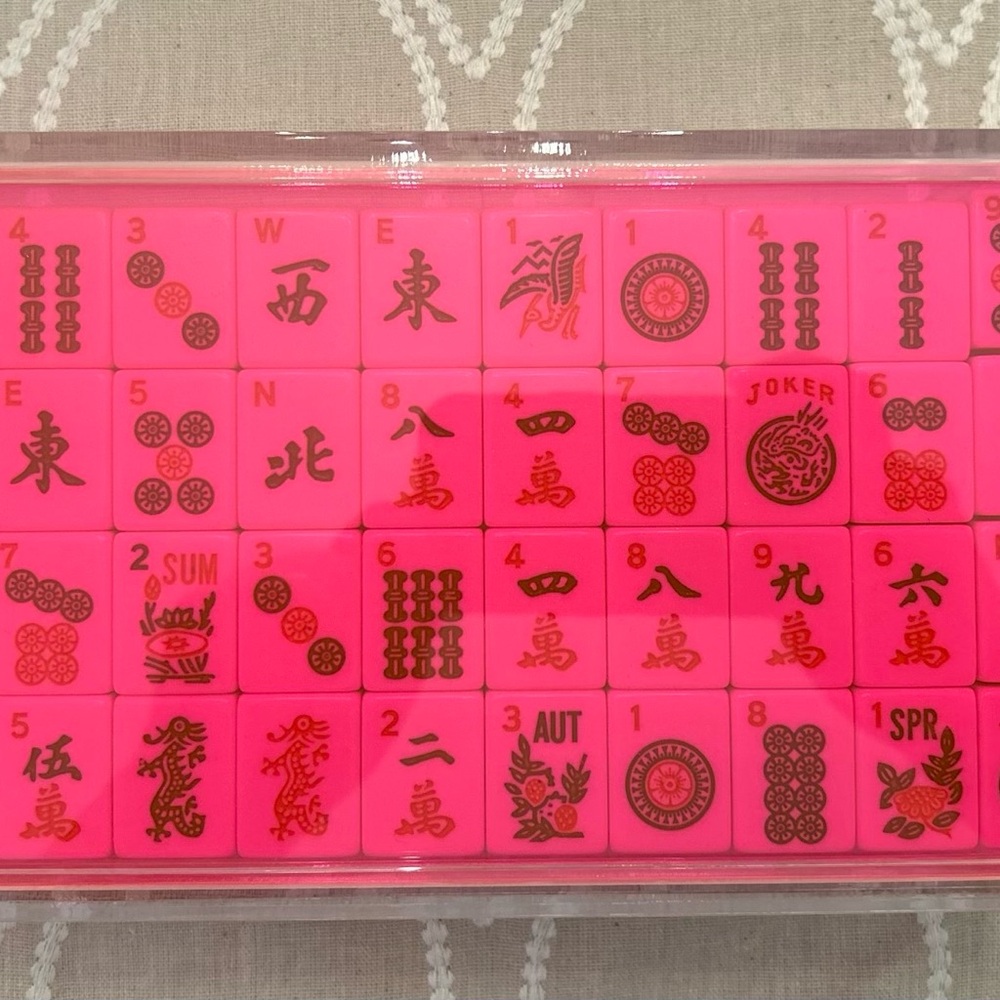 Luxe Dominoes Mahjong tile set